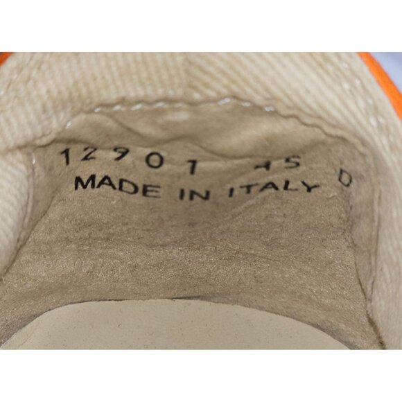 Rick Owens DRKSHDW Men's Orange Jumbo Lace Low Top Sneakers Sz 12 (45) 2817 - Picture 8 of 16